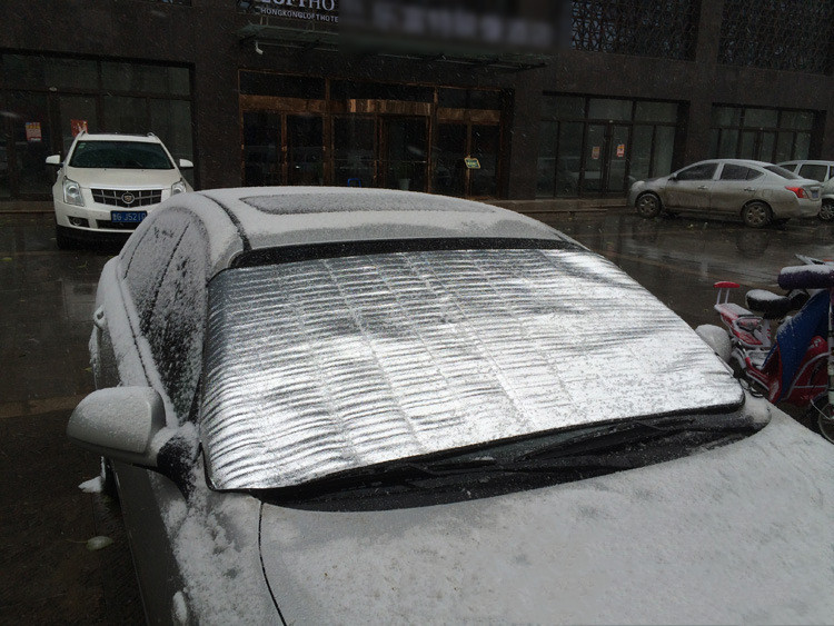150 X 70cm Car Sunshade Front Windshield Snow Frost Sunscreen Insulation Front And Rear Sun Anti-Snow Block - Image 4