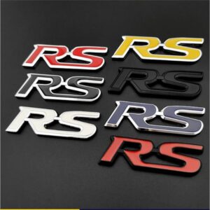 Car Decoration Sticker Personality Stickers Pure Metal Tail Tag Stereo Car Stickers