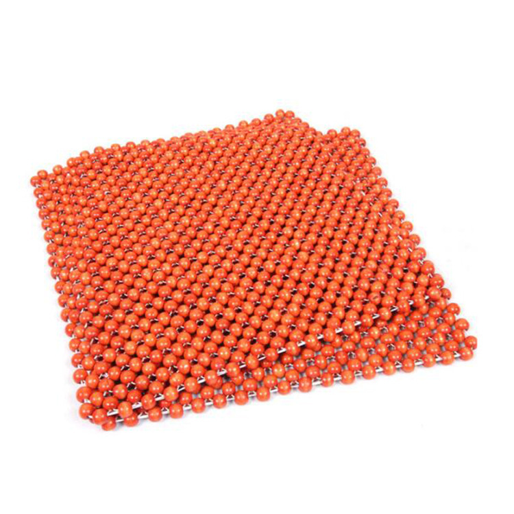 Wooden Bead Square Car Cushion - Image 2
