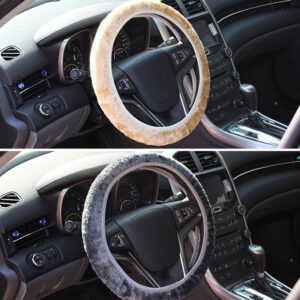 Plush Velvet Steering Cover